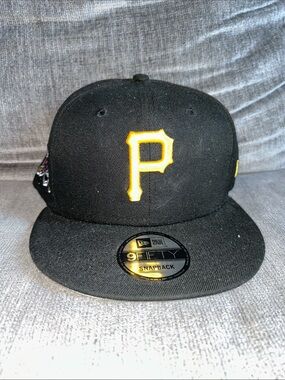 New Era Black & Yellow Pittsburgh 'P' Snapback Hat